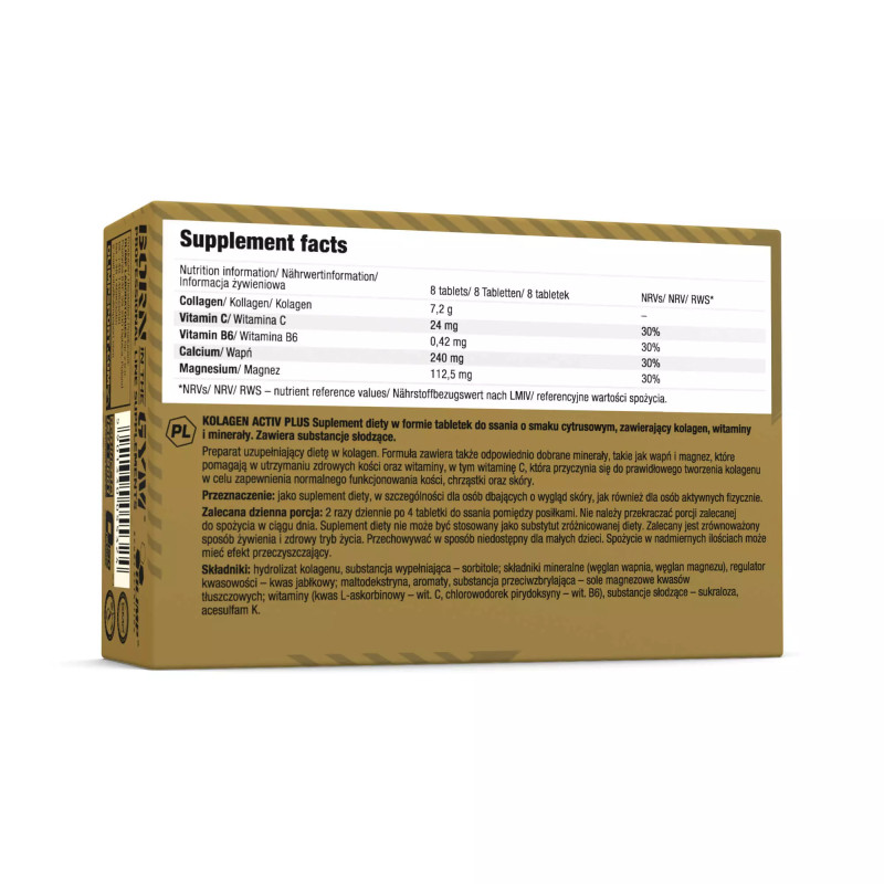 Olimp Kolagen Activ Plus Sport Edition - 80 Tabletek
