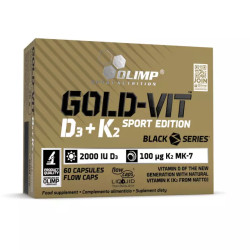 Olimp Gold-Vit D3+K2 2000 IU Sport Edition - 60 Kapsułek