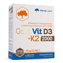 Olimp Gold-Vit D3+K2 2000 IU - 60 Kapsułek