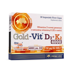 Olimp Gold-Vit D3+K2 4000 - 30 Kapsułek