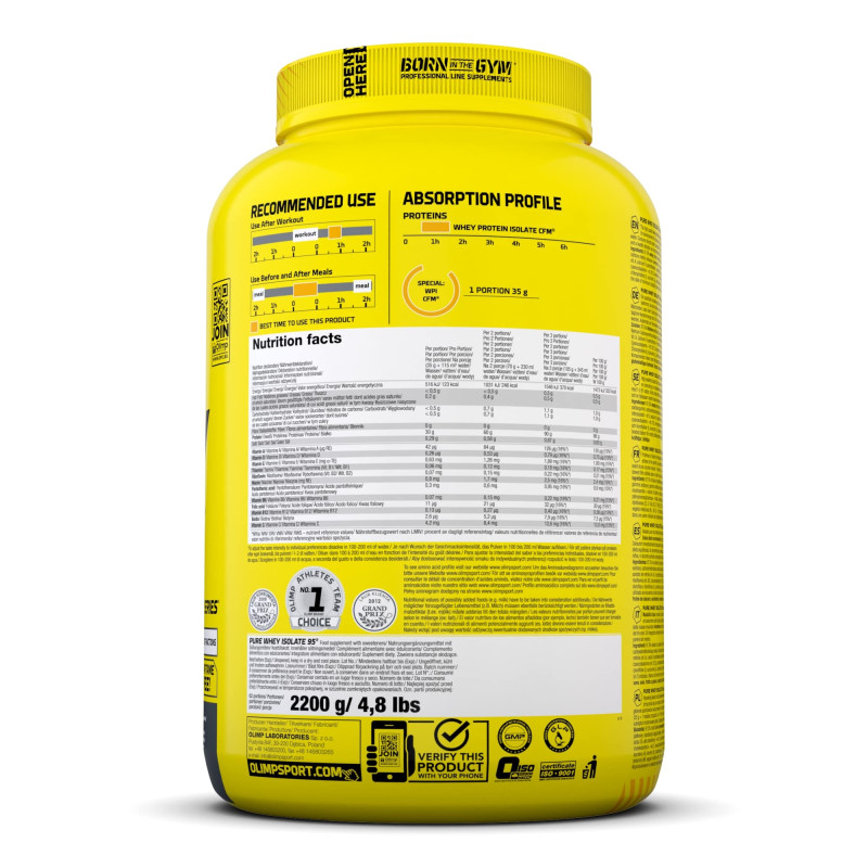 Olimp Pure Whey Isolate 95
