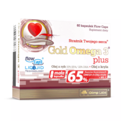 Olimp Gold Omega 3 Plus - 60 Kapsułek