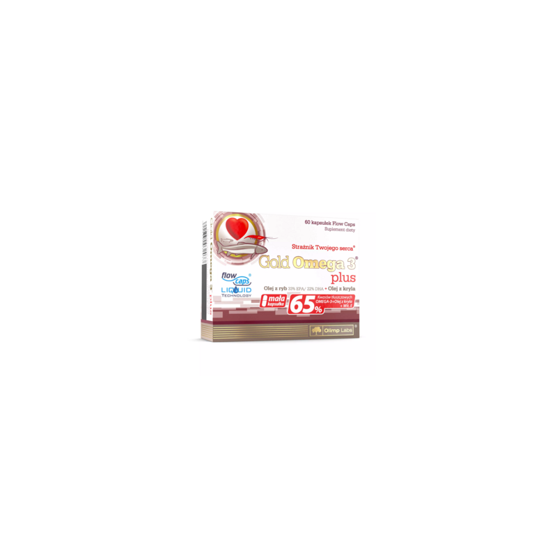 Olimp Gold Omega 3 Plus - 60 Kapsułek