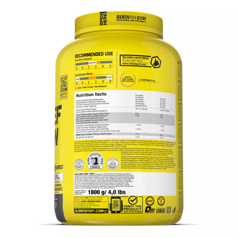 Olimp Gold Beef Protein