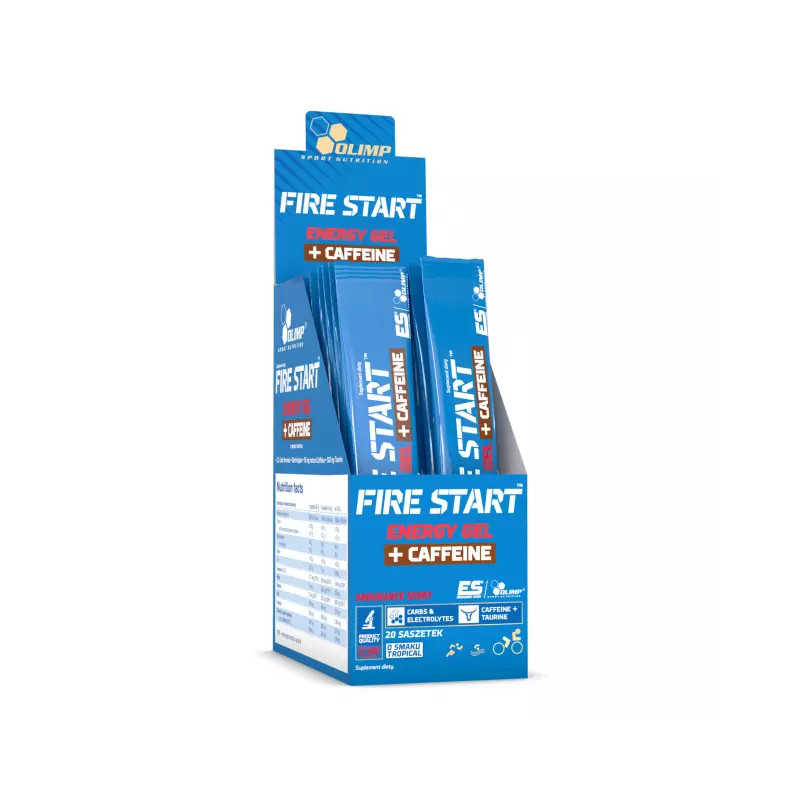 Olimp Fire Start Energy Gel + Caffeine Stick - 36 g