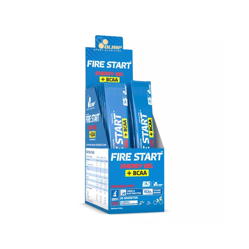 Olimp Fire Start Energy Gel + BCAA Stick - 36 g