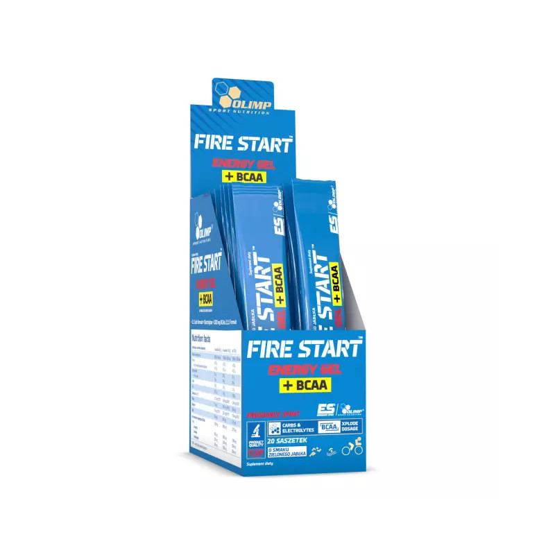 Olimp Fire Start Energy Gel + BCAA Stick - 36 g