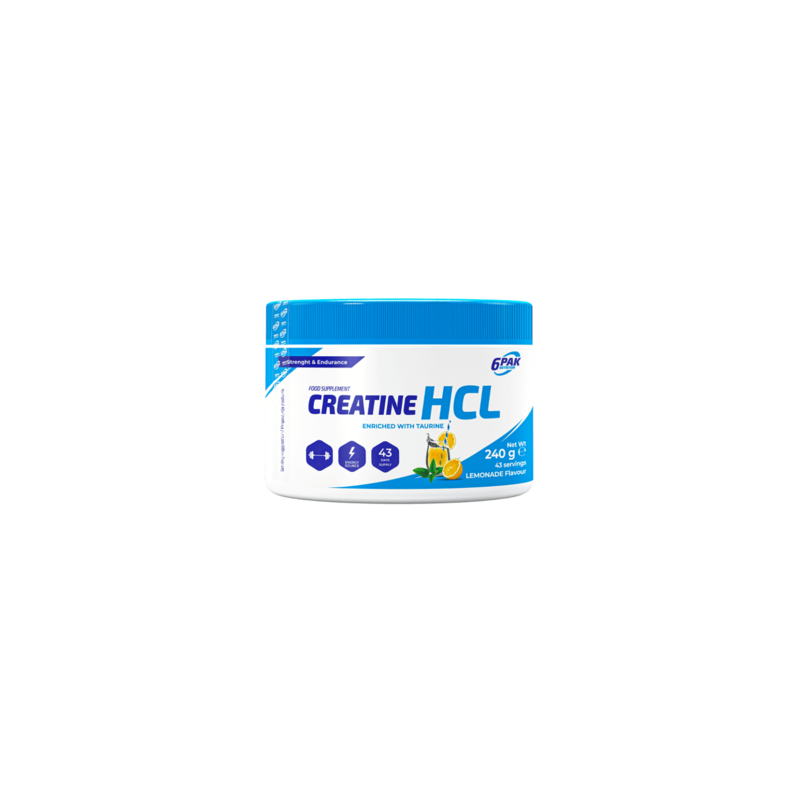 6PAK Creatine HCL - 240 g