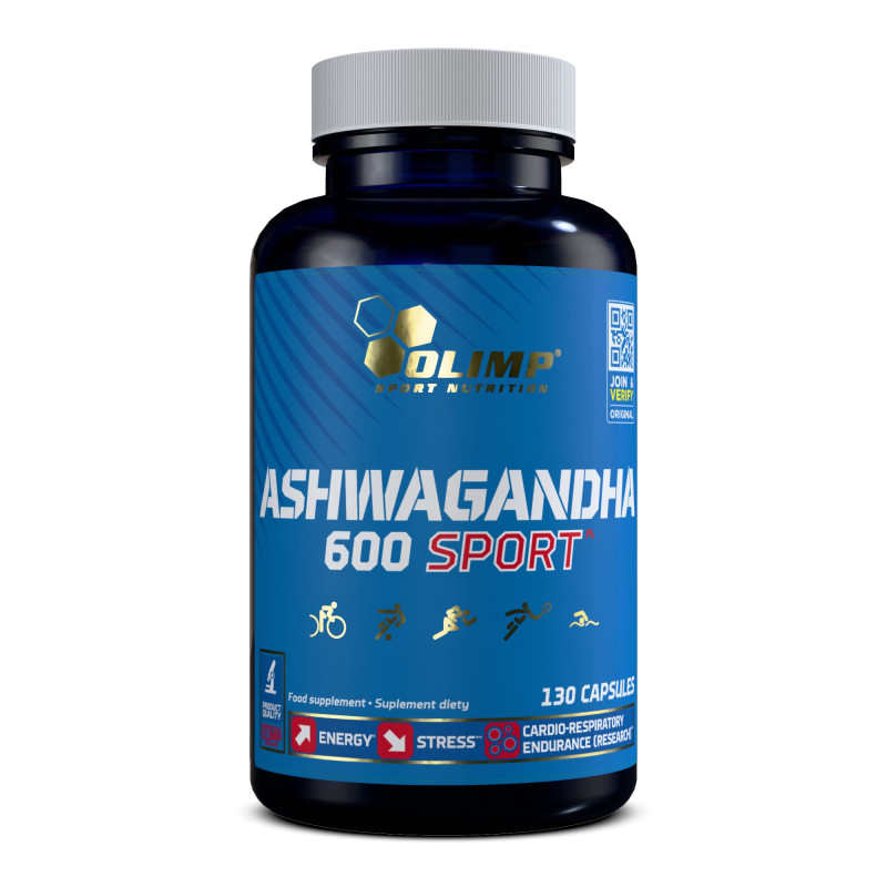 Olimp Ashwagandha 600 Sport - 130 Kapsułek