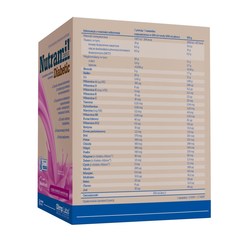 Olimp Nutramil Complex Diabetic - 6 saszetek