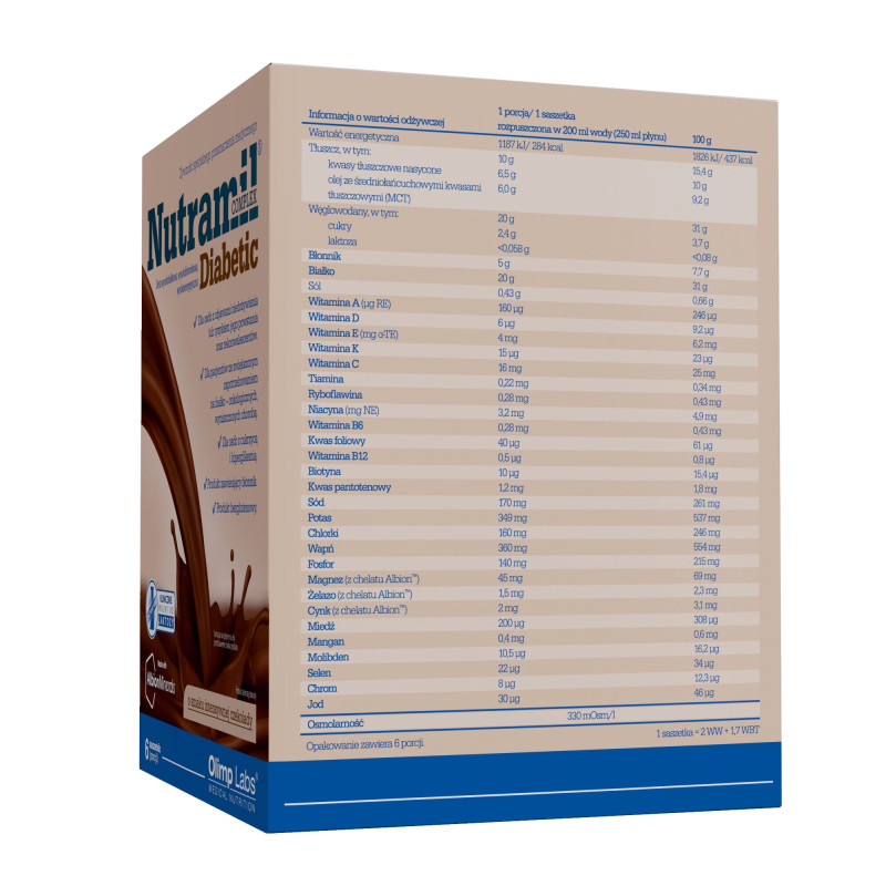 Olimp Nutramil Complex Diabetic - 6 saszetek