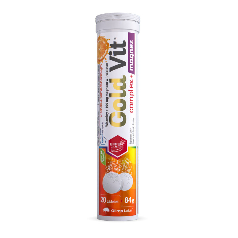 Olimp Gold-Vit Complex + Magnez - 20 Tabletek Musujących
