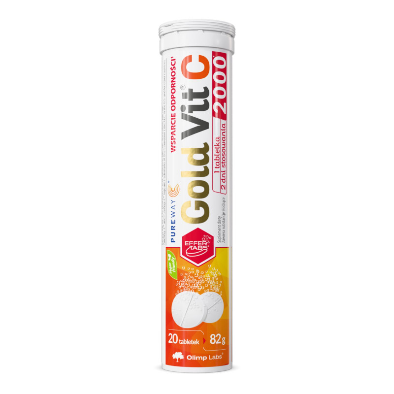 Olimp Gold-Vit C 2000 - 20 Tabletek Musujących