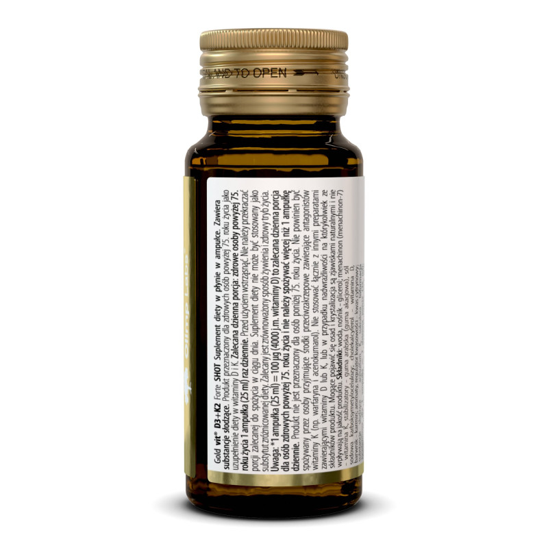 Olimp Gold-Vit D3+K2 Forte Shot - 25 ml