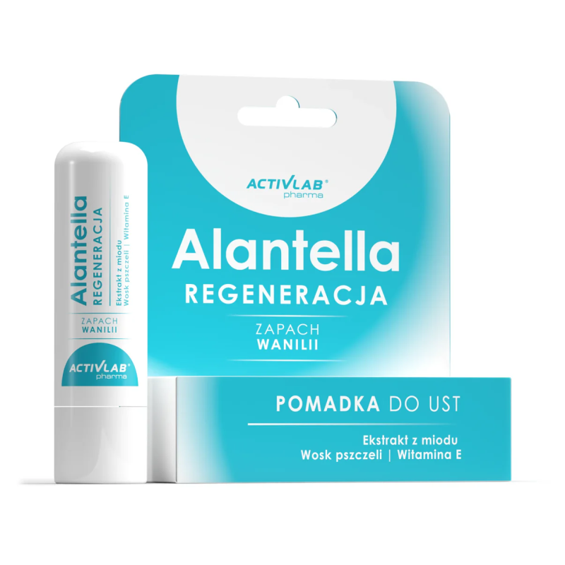 Activlab Pharma Alantella Pomadka do ust Regeneracja zapach wanilii