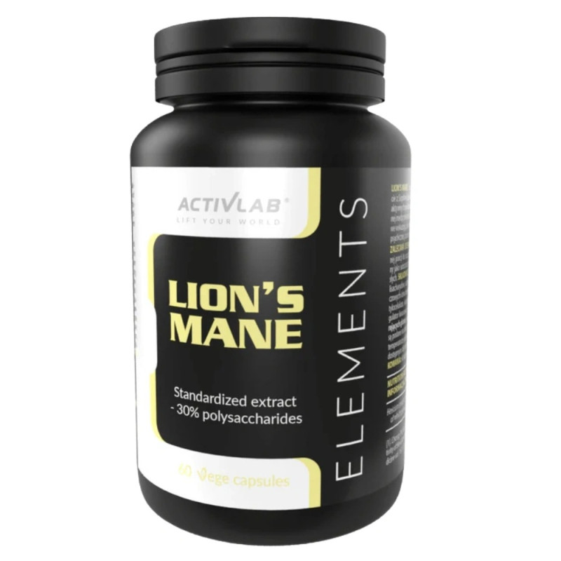 Activlab Elements Lion's Mane Extract - 60 Kapsułek Activlab Elements Lion's Mane Extract - 60 Kapsułek