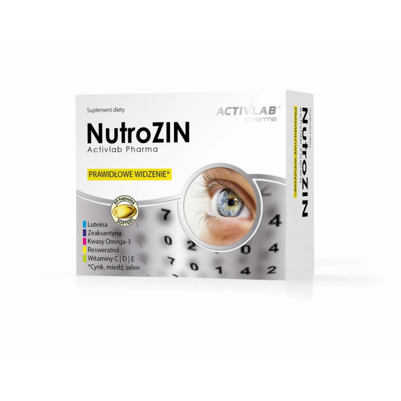 Activlab Pharma NutroZIN - 60 Kapsułek Activlab Pharma NutroZIN - 60 Kapsułek