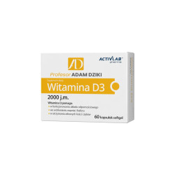 Activlab Pharma Witamina D3 2000 Profesor Adam Dziki - 60 Kapsułek
