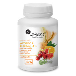 Aliness Witamina C 1000 mg Plus - 100 Kapsułek