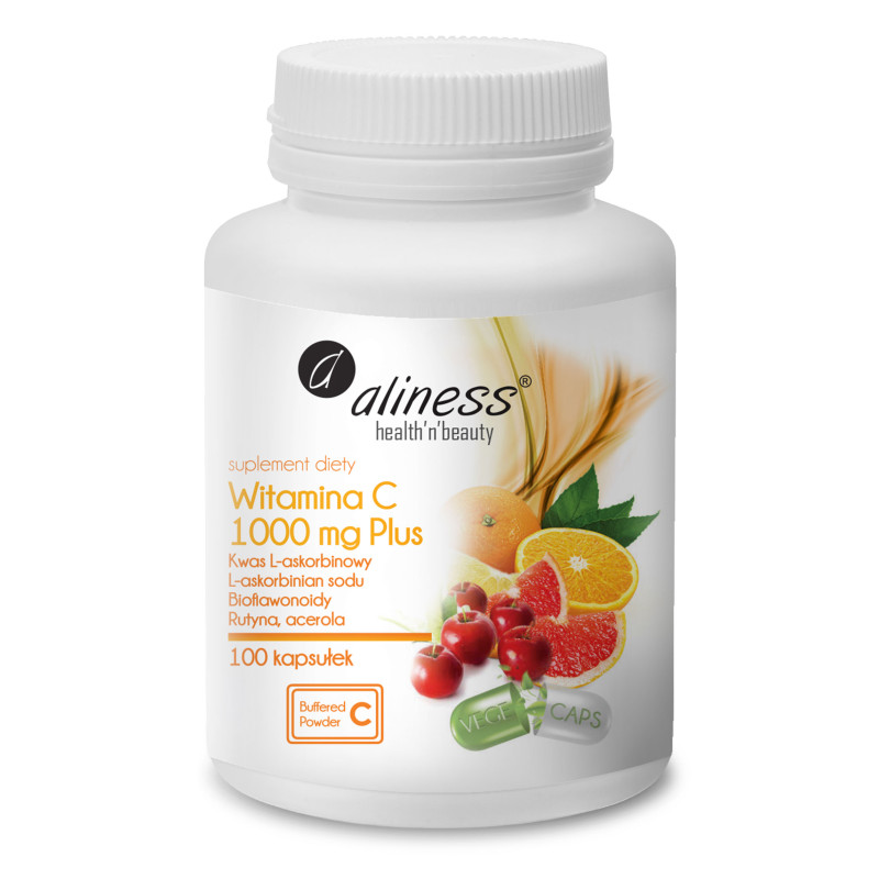 Aliness Witamina C 1000 mg Plus - 100 Kapsułek