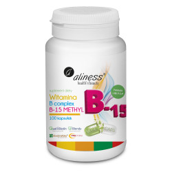 Aliness Witamina B Complex B-15 Methyl - 100 Kapsułek