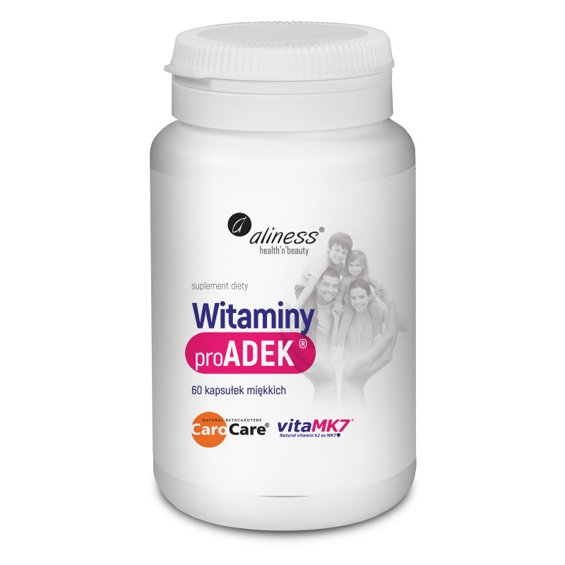 Aliness Witaminy ProADEK® - 60 Kapsułek Aliness Witaminy ProADEK® - 60 Kapsułek