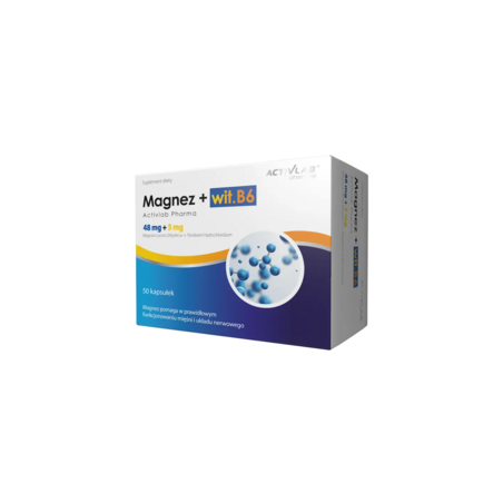 Activlab Pharma Magnez + WIT.B6 - 50 Kapsułek