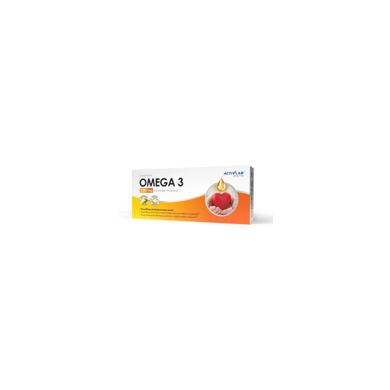 Activlab Pharma Omega 3 1000 mg - 60 Kapsułek Activlab Pharma Omega 3 1000 mg - 60 Kapsułek
