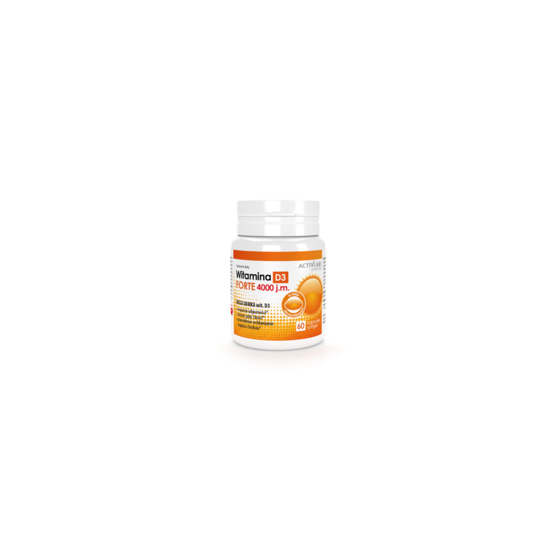 Activlab Pharma Witamina D3 Forte 4000IU - 60 Kapsułek Activlab Pharma Witamina D3 Forte 4000IU - 60 Kapsułek