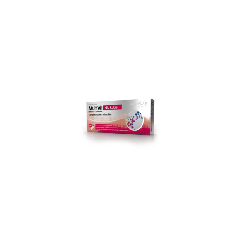 Activlab Pharma Multivit dla kobiet - 60 Kapsułek Activlab Pharma Multivit dla kobiet - 60 Kapsułek