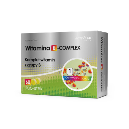 Activlab Pharma Witamina B-Complex - 60 Tabletek Activlab Pharma Witamina B-Complex - 60 Tabletek