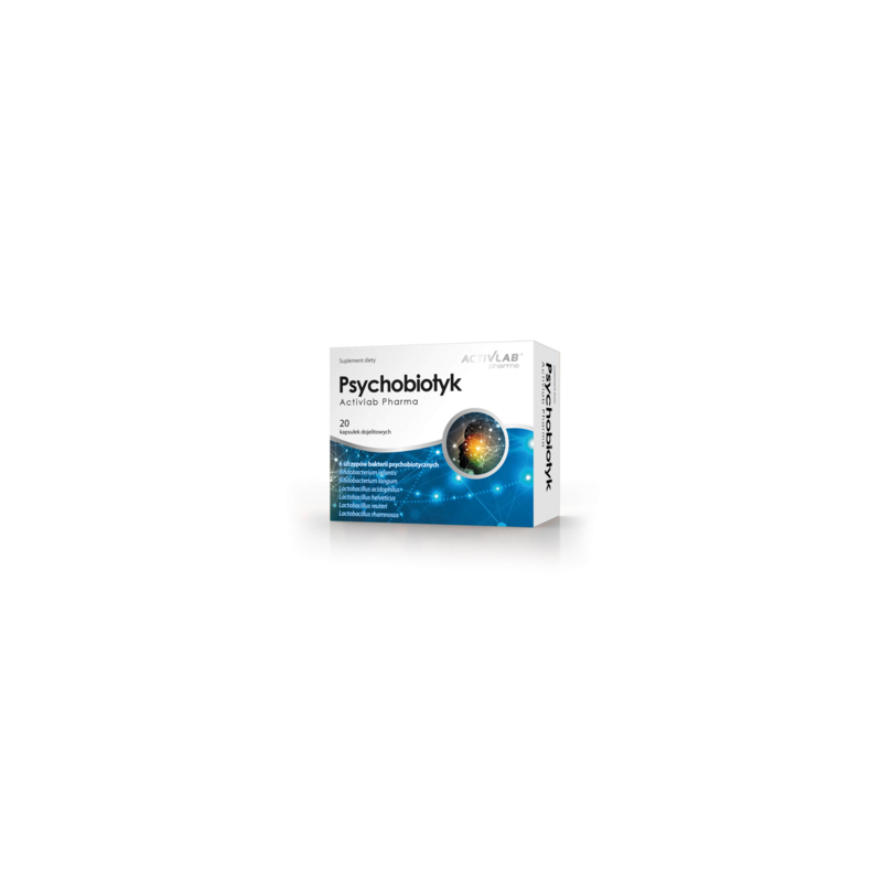 Activlab Pharma Psychobiotyk - 20 Kapsułek Activlab Pharma Psychobiotyk - 20 Kapsułek