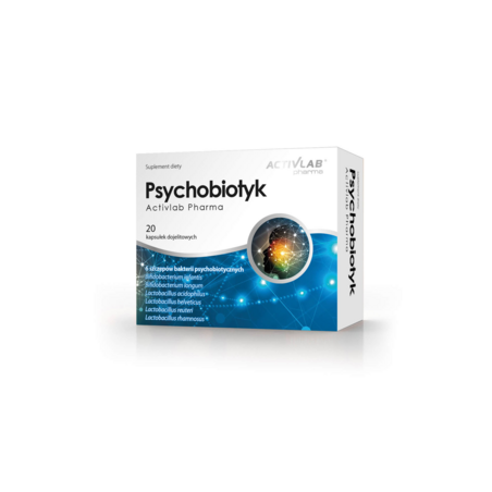 Activlab Pharma Psychobiotyk - 20 Kapsułek Activlab Pharma Psychobiotyk - 20 Kapsułek