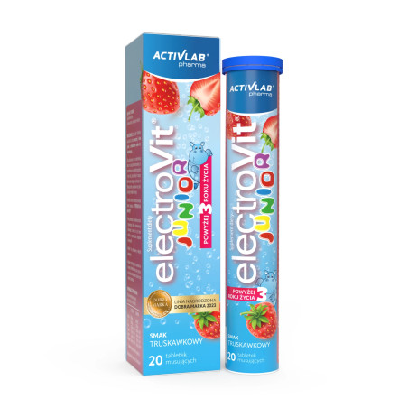 Activlab Pharma ElectroVit Junior - 20 Tabletek musujacych Activlab Pharma ElectroVit Junior - 20 Tabletek musujacych