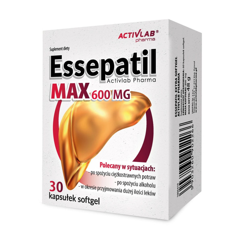 Activlab Pharma Essepatil Max - 30 Kapsułek Activlab Pharma Essepatil Max - 30 Kapsułek
