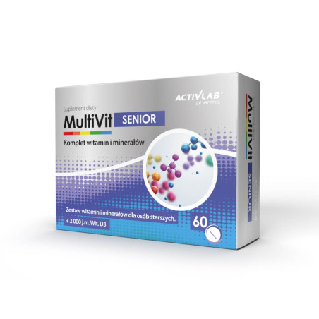 Activlab Pharma Multivit Senior - 60 Tabletek Activlab Pharma Multivit Senior - 60 Tabletek