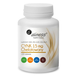 Aliness Cynk Chelatowany 15 mg - 100 Tabletek