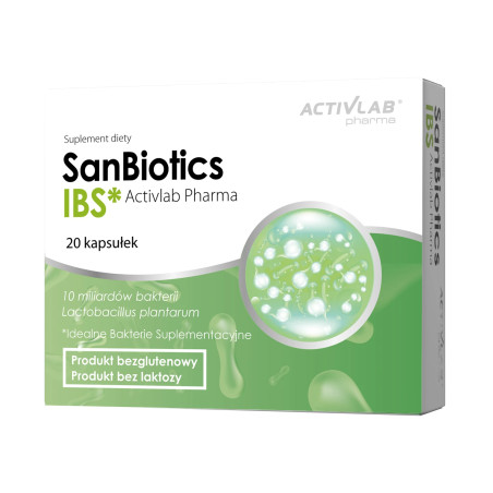 Activlab Pharma SanBiotics IBS - 20 Kapsułek Activlab Pharma SanBiotics IBS - 20 Kapsułek