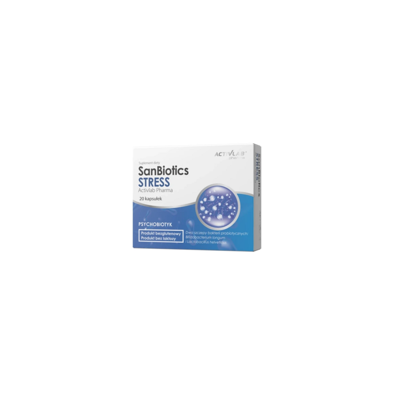 Activlab Pharma SanBiotics Stress - 20 Kapsułek Activlab Pharma SanBiotics Stress - 20 Kapsułek