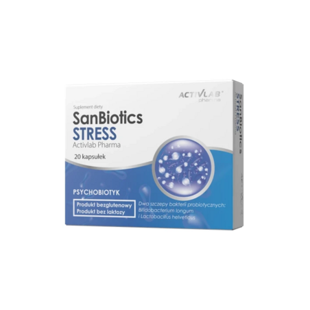 Activlab Pharma SanBiotics Stress - 20 Kapsułek Activlab Pharma SanBiotics Stress - 20 Kapsułek