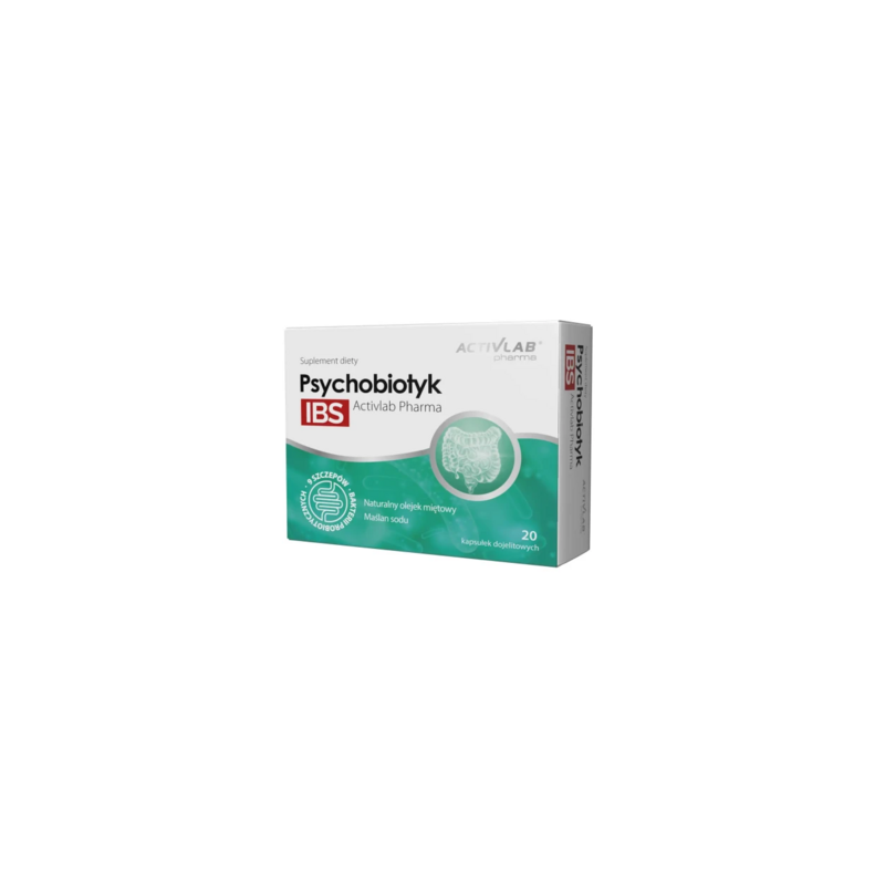 Activlab Pharma Psychobiotyk IBS - 20 Kapsułek Activlab Pharma Psychobiotyk IBS - 20 Kapsułek