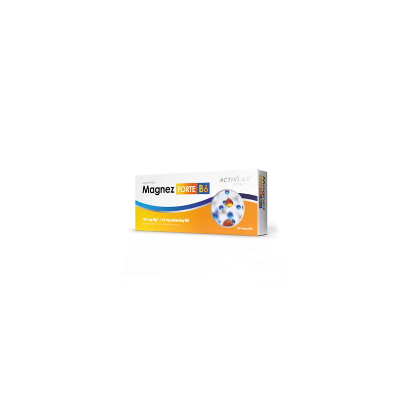 Activlab Pharma Magnez Forte B6 - 60 Kapsułek Activlab Pharma Magnez Forte B6 - 60 Kapsułek