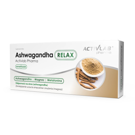 Activlab Pharma Ashwagandha Relax - 60 Kapsułek Activlab Pharma Ashwagandha Relax - 60 Kapsułek
