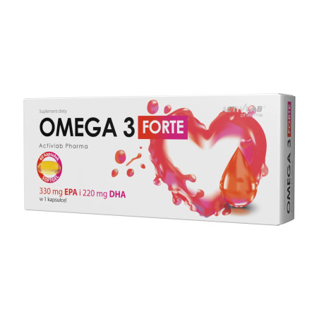 Activlab Pharma Omega 3 Forte - 60 Kapsułek Activlab Pharma Omega 3 Forte - 60 Kapsułek