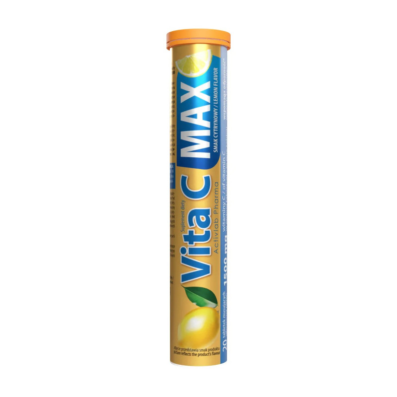 Activlab Pharma Vita C Max - 20 Tabletek musujących Activlab Pharma Vita C Max - 20 Tabletek musujących