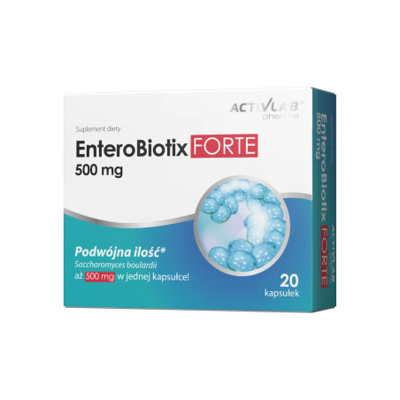 Activlab Pharma EnteroBiotix Forte 500 mg - 20 Kapsułek