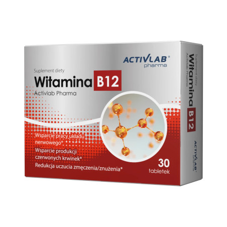 Activlab Pharma Witamina B12 - 30 Tabletek Activlab Pharma Witamina B12 - 30 Tabletek