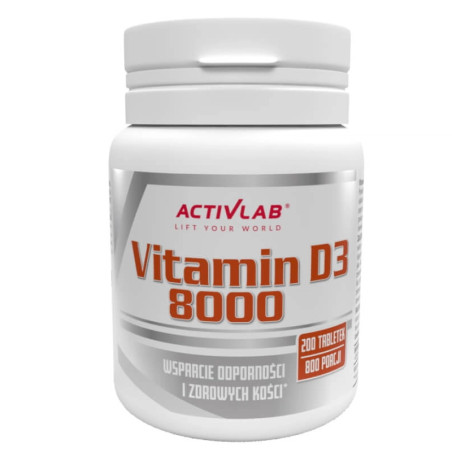 Activlab Vitamin D3 8000IU - 200 Tabletek