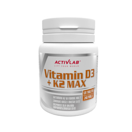 Activlab Witamina D3+K2 Max - 120 Tabletek