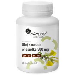 Aliness Olej z nasion wiesiołka 500 mg - 90 Kapsułek